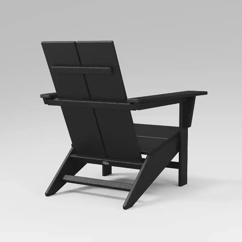 POLYWOOD Moore Sedia da esterni Adirondack Nera