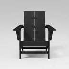 POLYWOOD Moore Sedia da esterni Adirondack Nera