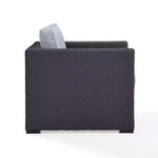Poltrona da esterno in vimini Biscayne - Mist - Crosley