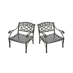 Sedona 2pk Outdoor Chairs - Black - Crosley