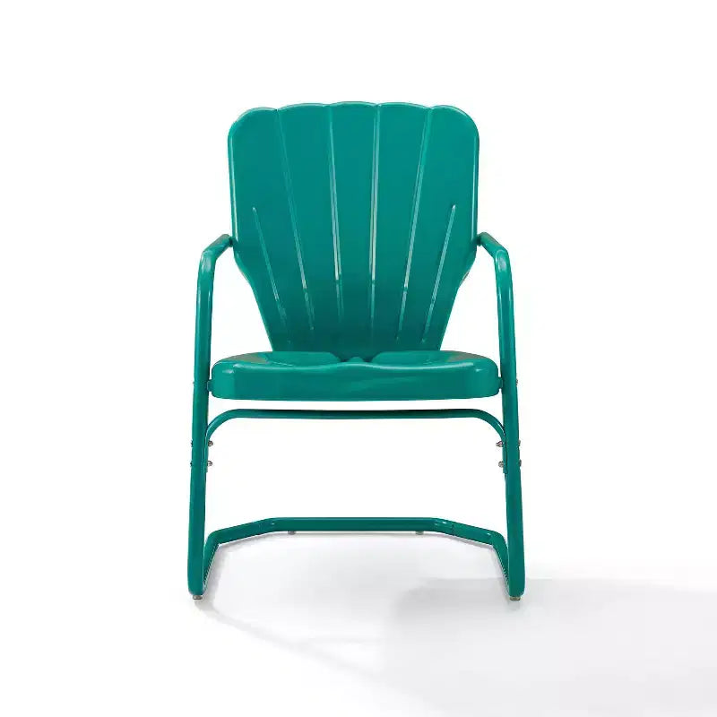 Sedie da Esterno Ridgeland 2 pz - Turchese Lucido - Crosley