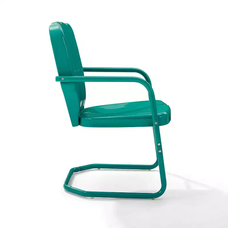 Sedie da Esterno Ridgeland 2 pz - Turchese Lucido - Crosley