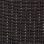 Palm Harbor Outdoor Wicker Corner Chair - Gray - Crosley: Steel Frame, UV-Resistant, Polyester Cushions