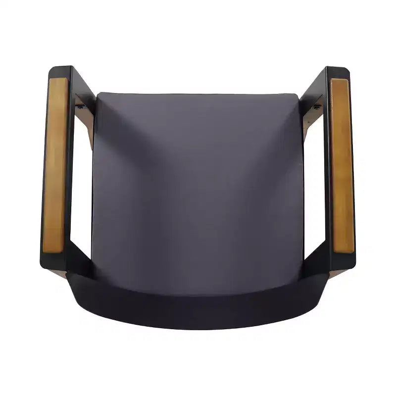 Set di 4 poltrone da esterno Soho in legno di acacia con cuscini - Teak/Nero/Grigio Scuro - Christopher Knight Home