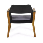 Set di 4 poltrone da esterno Soho in legno di acacia con cuscini - Teak/Nero/Grigio Scuro - Christopher Knight Home