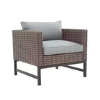 Poltrona angolare da patio - Patio Festival: Rattan sintetico, Modulare, Seduta profonda, Resistente alle intemperie