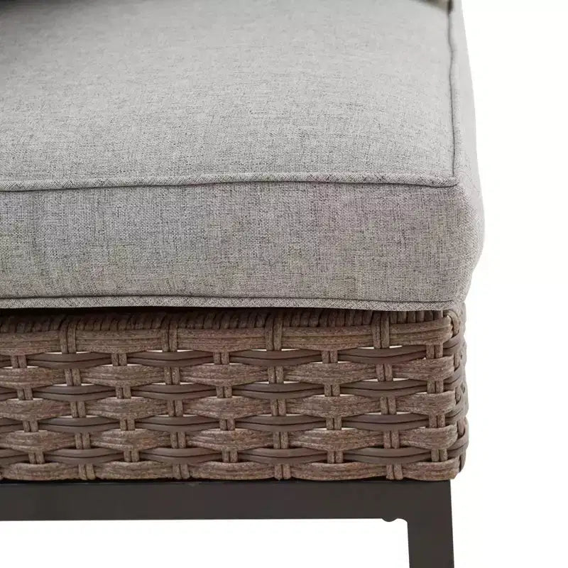 Poltrona angolare da patio - Patio Festival: Rattan sintetico, Modulare, Seduta profonda, Resistente alle intemperie