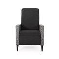 Murdock Outdoor Wicker Recliner: Water-Resistant, UV-Resistant, Push-Back, Polyester Cushion - Christopher Knight Home