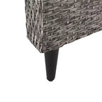 Murdock Outdoor Wicker Recliner: Water-Resistant, UV-Resistant, Push-Back, Polyester Cushion - Christopher Knight Home