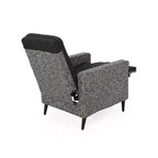 Murdock Outdoor Wicker Recliner: Water-Resistant, UV-Resistant, Push-Back, Polyester Cushion - Christopher Knight Home