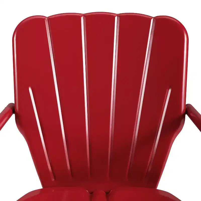 Ridgeland 2pk Outdoor Chairs - Red - Crosley