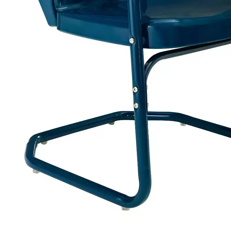 Sedie da esterno Ridgeland, confezione da 2, blu navy, Crosley