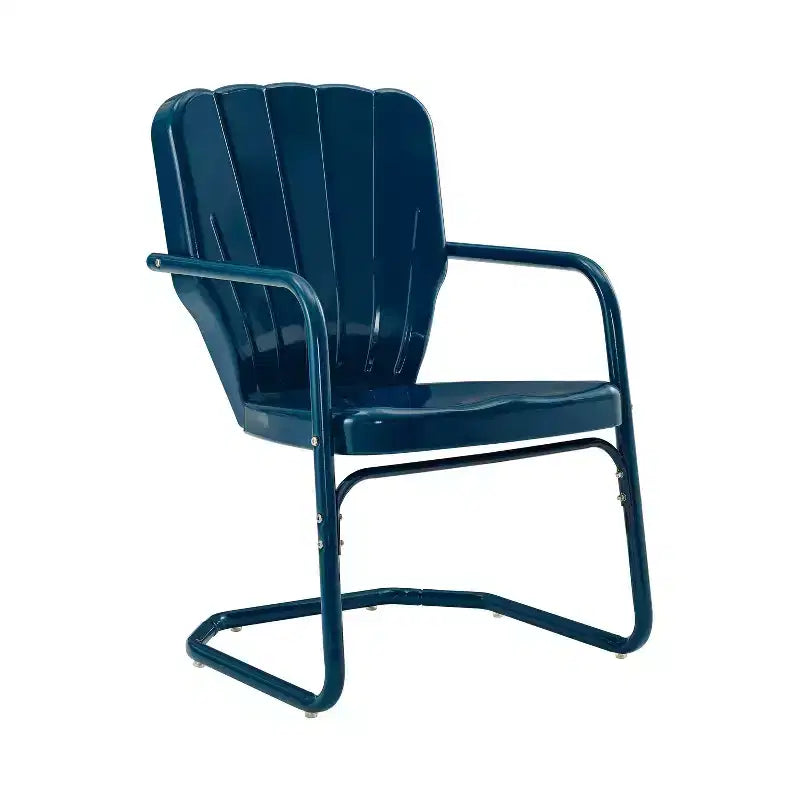 Sedie da esterno Ridgeland, confezione da 2, blu navy, Crosley