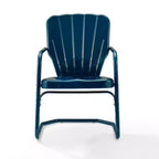 Sedie da esterno Ridgeland, confezione da 2, blu navy, Crosley