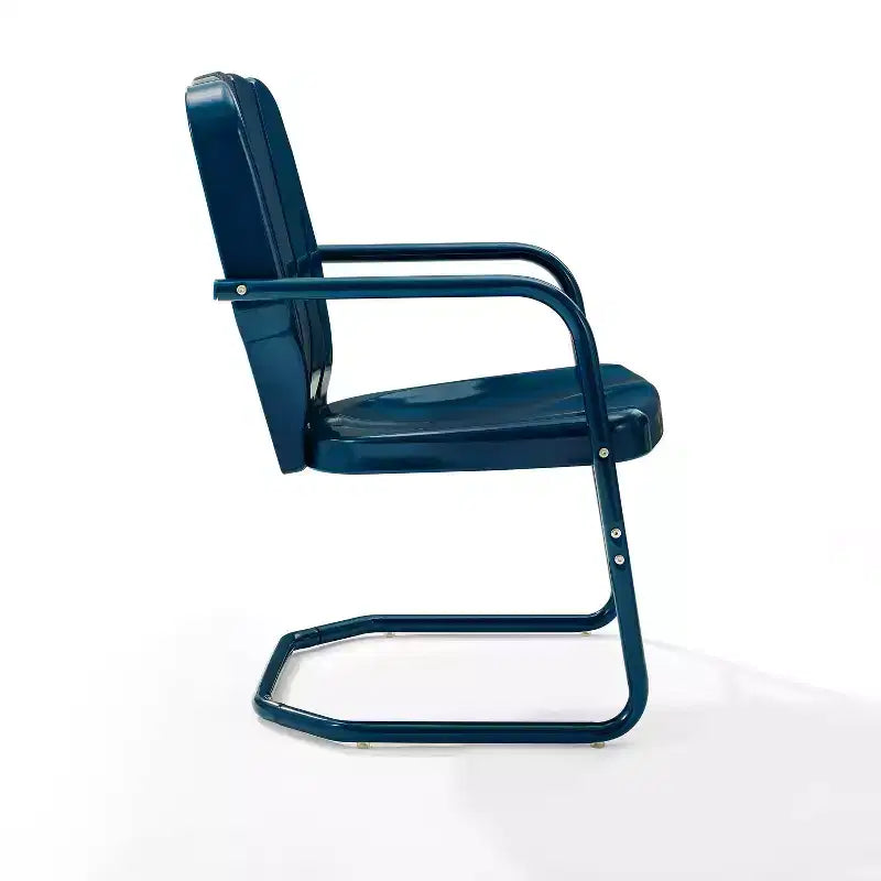 Sedie da esterno Ridgeland, confezione da 2, blu navy, Crosley