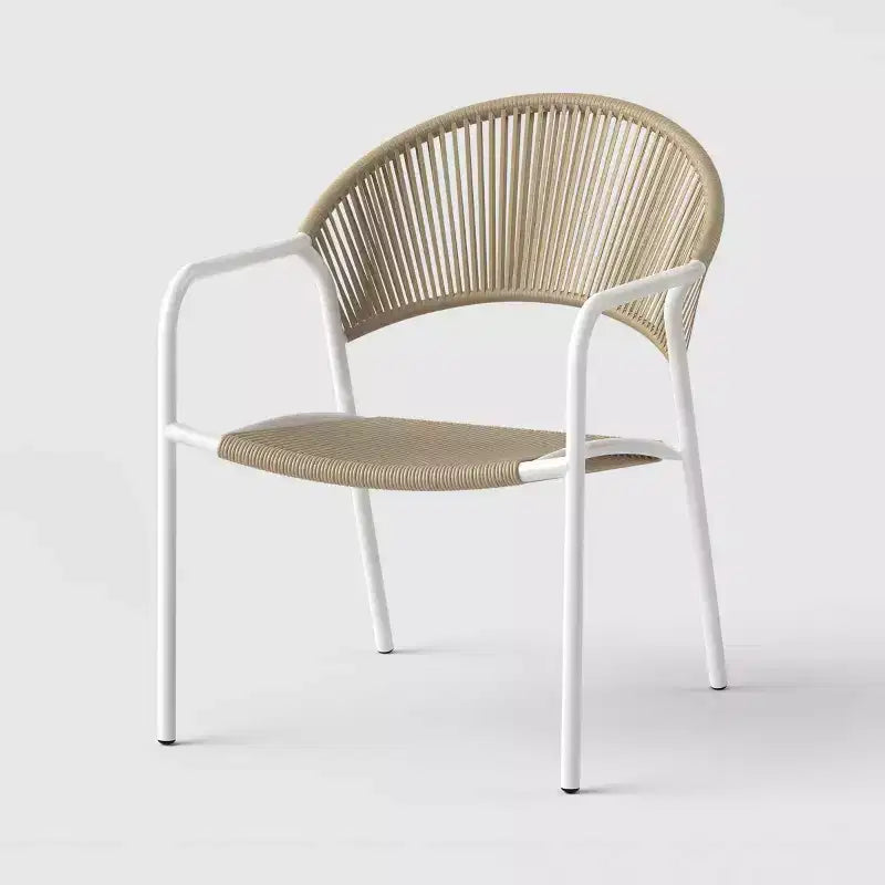 Mackworth Outdoor Stacking Patio Club Chair White - Threshold™