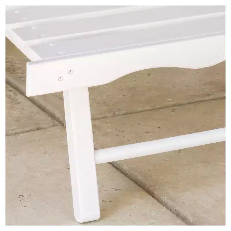 Hayle Reclining Wood Adirondack Chair with Footrest - White - Christopher Knight Home: Outdoor Patio Seating, Weather-Resistant