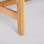 Poltrone Club Wicker Mid-Century Hampton 4pz: Legno di acacia e Struttura in ferro - Christopher Knight Home