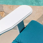 Malibu 2 sedie Adirondack in acacia - Bianco/Verde acqua - Christopher Knight Home