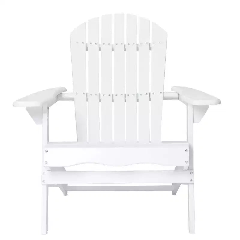 Malibu 2 sedie Adirondack in acacia - Bianco/Verde acqua - Christopher Knight Home