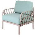 Laurel Outdoor Club Chair with Cushion - Gray/Seafoam - Lagoon