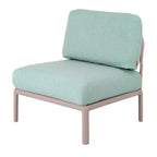 Sedia da esterno Laurel con cuscino - Grigio/Verde acqua - Lagoon