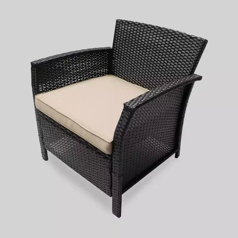 St Lucia 2pc Wicker Club Chairs: Cushioned, Weather-Resistant - Christopher Knight Home