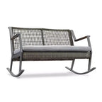 Calvin Two Seat Rocker Gray - Real Flame
