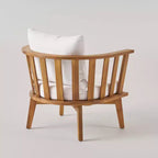Solano Acacia Wood Club Chair: Weather-Resistant Patio Seating - Christopher Knight Home