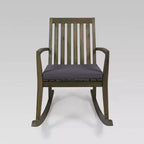 Sedia a Dondolo da Giardino Montrose in Legno di Acacia Grigio - Christopher Knight Home: Dondolo da Esterno Resistente alle Intemperie