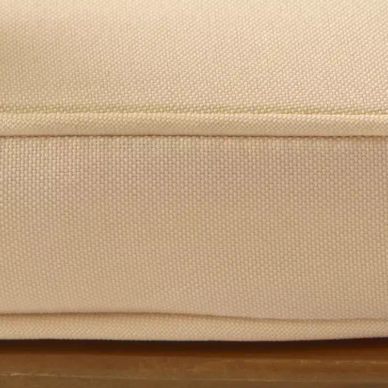 Sedia a dondolo Selma in legno di acacia, 2 pezzi - Teak/Bianco - Christopher Knight Home: Arredi da giardino resistenti alle intemperie