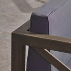 Brava 2pk Acacia Wood Club Chairs - Gray/Dark Gray - Christopher Knight Home: Water-Resistant Patio Furniture