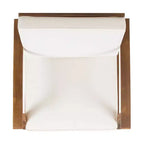 Sedie Club in Legno di Acacia Perla 4 pezzi - Teak/Crema - Christopher Knight Home