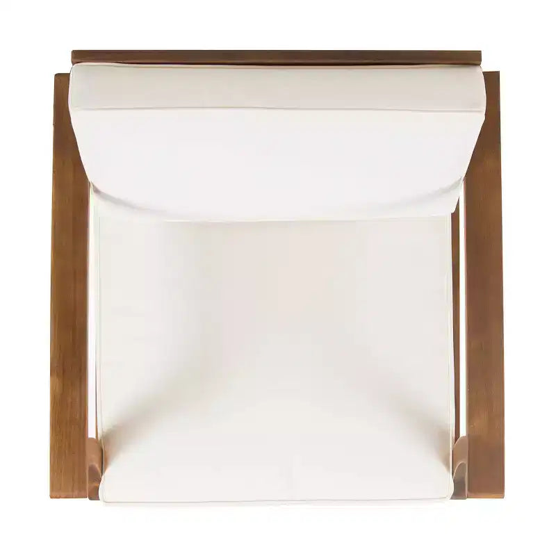 Sedie Club in Legno di Acacia Perla 4 pezzi - Teak/Crema - Christopher Knight Home