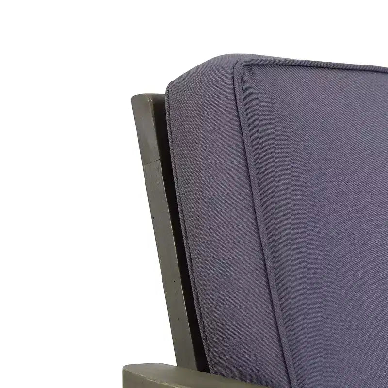 Willowbrook 2pc Acacia Wood Club Chairs - Gray/Dark Gray - Christopher Knight Home
