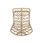 Christopher Knight Home 2 poltrone da esterno Byson in vimini per patio, marrone chiaro/nero