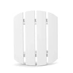 Set di 5 sedie Adirondack in HDPE con Pouf e Tavolino: Resistente alle intemperie - EDYO LIVING
