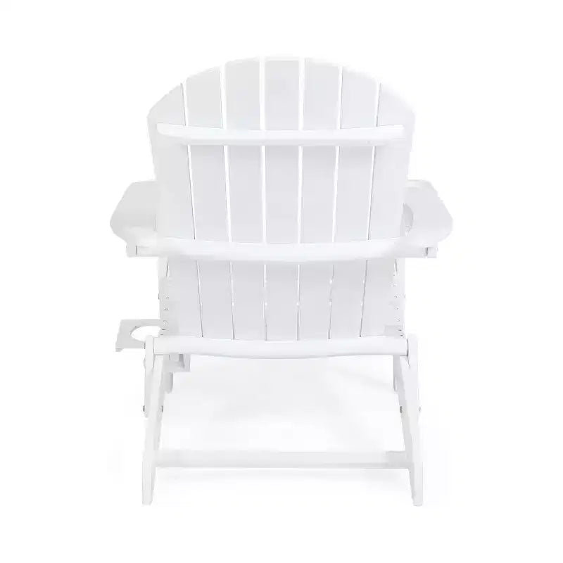 2pk Bellwood Outdoor Acacia Wood Folding Adirondack Chairs with Cup Holders - Christopher Knight Home