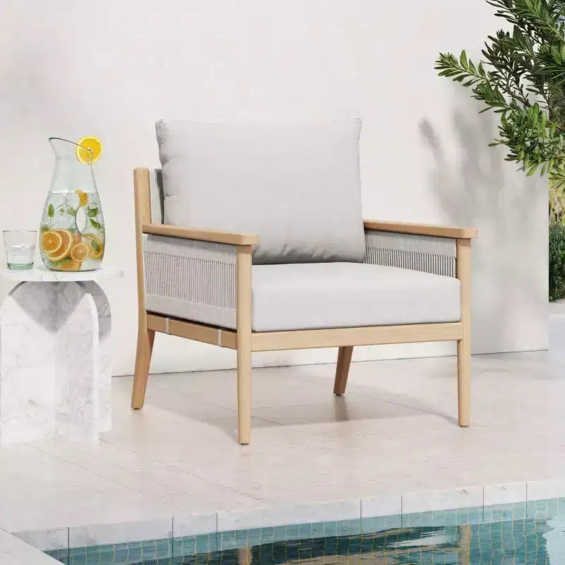 Nathan James Kayden Outdoor Accent Chair Gray