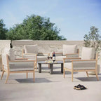 Nathan James Kayden Outdoor Accent Chair Gray
