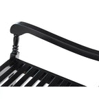 Outdoor Acacia Wood Rocking Chair - Captiva Designs: UV & Water-Resistant, Powder-Coated Frame, Fixed Arms