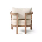 Christopher Knight Home Wichita Outdoor Acacia Club Chair with Cushions Brown/Beige