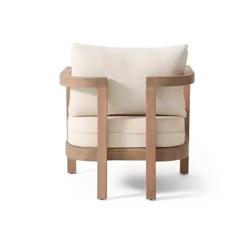 Christopher Knight Home Wichita Outdoor Acacia Club Chair with Cushions Brown/Beige
