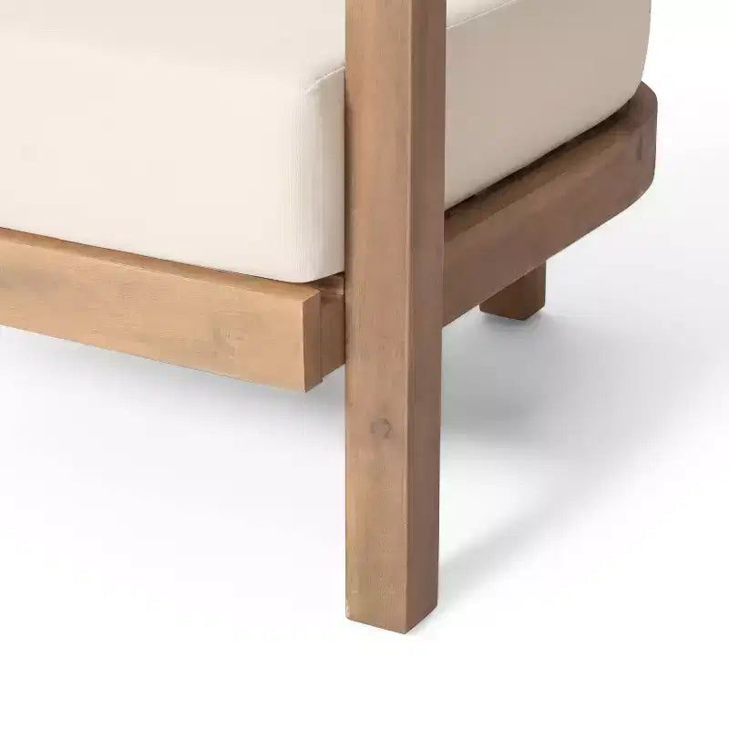 Christopher Knight Home Wichita Outdoor Acacia Club Chair with Cushions Brown/Beige