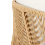 Christopher Knight Home Jabe Outdoor Acacia Wood and Wicker Club Chair with Cushions