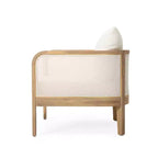 Christopher Knight Home Linksy Poltrona Club Moderna da Esterno in Acacia con Cuscino Idrorepellente