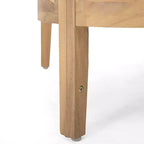 Christopher Knight Home Linksy Poltrona Club Moderna da Esterno in Acacia con Cuscino Idrorepellente