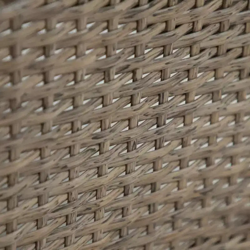 Greemotion 4 sedie da giardino reclinabili ammortizzate Garda con poggiapiedi beige: telaio in alluminio, resistenti allo sbiadimento e ai raggi UV