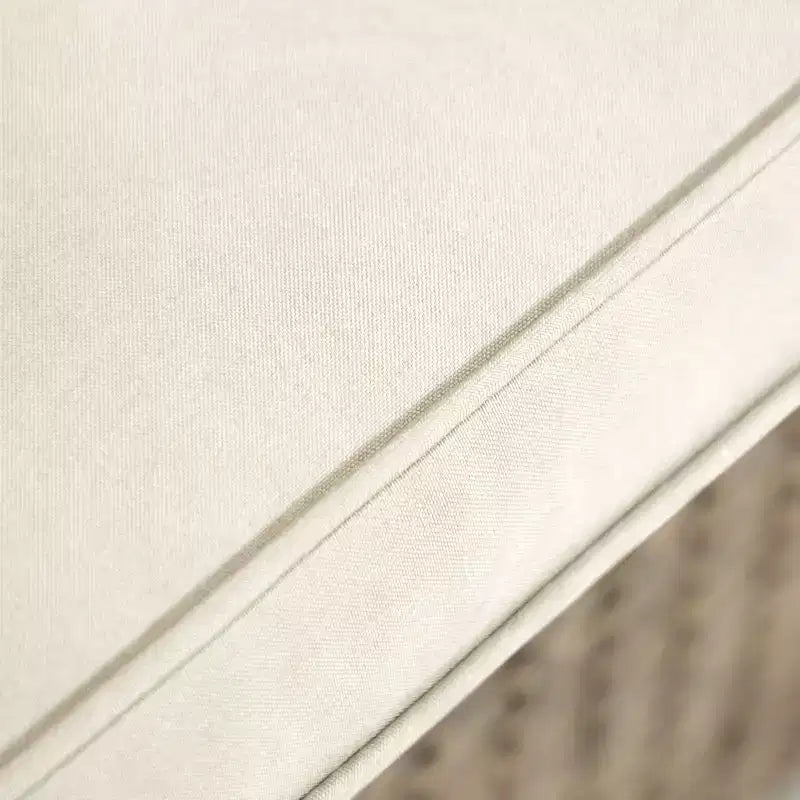 Greemotion 4 sedie da giardino reclinabili ammortizzate Garda con poggiapiedi beige: telaio in alluminio, resistenti allo sbiadimento e ai raggi UV
