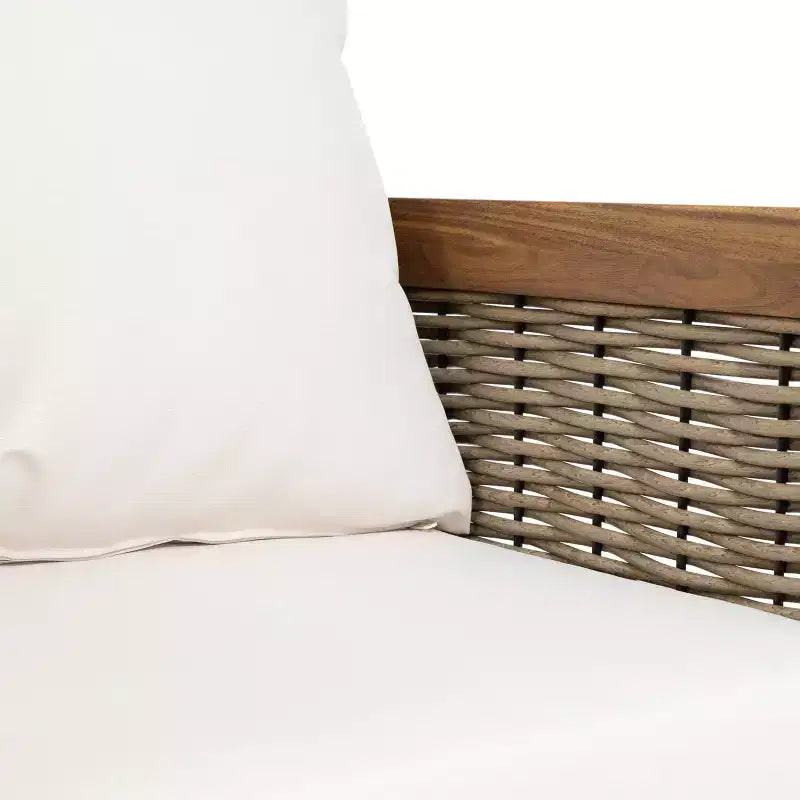 Christopher Knight Home Bruce Sedia a club per esterni in acacia teak con cuscini Sunbrella opzionali